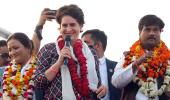 Priyanka takes on SP, BJP over 'central poll issues'