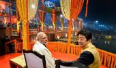 Dubai link to golden beige jacket Abe wore in Varanasi