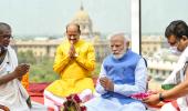 Left objects to puja at emblem installation at Parl