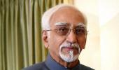 BJP alleges ex-VP Ansari 'shared info' with ISI spy