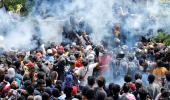 Rajapaksa Flees, But Protests Continue