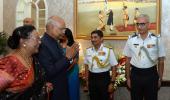 Defence Chiefs Host Banquet For Kovind