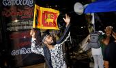 Colombo Celebrates As Rajapaksa Quits