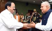 Naidu Meets His Successor