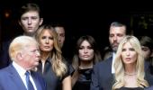 Donald Trump At 1st Wife Ivana's Funeral