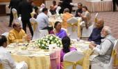 PIX: Modi hosts farewell dinner for President Kovind