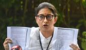 Irani's husband's firm operates from Goa bar: Cong