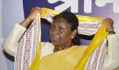 Sister-in-law carries Santali saree for Prez Murmu