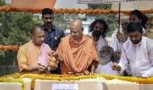 'Victory over invaders': Yogi at Ram temple sanctum event