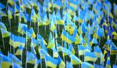 Flags Flutter For Ukraine's Fallen