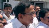 Chidambaram 'pushed by cops', rib fractured