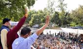 Delhi, Punjab won, AAP looks to don national colours