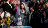 Julian Assange marries lawyer fiance in London jail