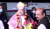 Amit Shah lands in K'taka amid buzz over CM change