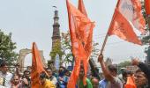 Right-wing outfit holds protest to rename Qutub Minar