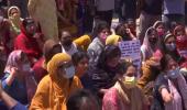 Batons, tear gas used on protesting Kashmiri Pandits