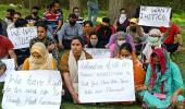 Pandits continue to protest Rahul Bhat's killing in J-K