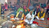 A Kashmiri Pandit Havan In Srinagar