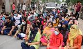 Kashmiri Pandits protest teacher's killing