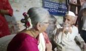 Row over Sudha Murthy touching feet of Sambhaji Bhide