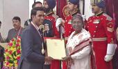 Sharath Kamal bestowed with Khel Ratna