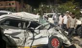 PIX: Many injured in vehicle pile-up on Pune bridge