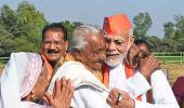 When A Centenarian Hugged Modi