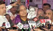 Cong prez poll: Tharoor ready for debate, Kharge not