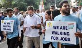 'We Are Walking For Jobs'