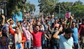 Kashmiri Pandits block Jammu road to protest killing