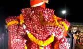 Seen Ganesha Idol Made Of Onions?