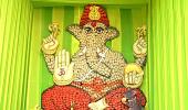 Lord Ganesha Made of 17,000 Coconuts