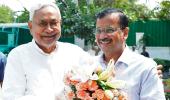 Nitish meets Kejriwal, Yechury for Oppn unity vs BJP