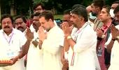 Bharat Jodo Yatra: Rahul visits Rajiv Gandhi memorial