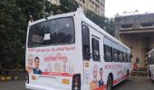 Commuters Complain About BJP Ads On Mumbai Buses