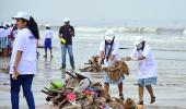 Post Visarjan Cleanathon At Juhu Beach