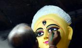 Maa Durga Gets a Final Touch-Up