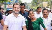 Huge turnout lines up in Kerala for Rahul's yatra