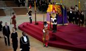 Queen's coffin lying-in-state after final journey