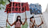 Protests Against Abe's State Funeral