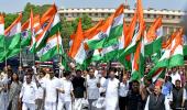 Trinamool, AAP, BRS march with Cong against govt