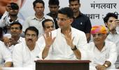 Cong interacts with Rajasthan MLAs, Pilot keeps away