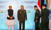 Rajnath avoids handshake with China's defence minister