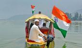 Tiranga Yatra On Kashmir's Dal Lake