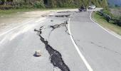 Badrinath highway shows fresh signs of subsidence
