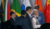 Video: Modi, Xi have brief exchanges in Johannesburg