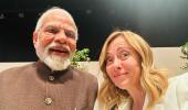 Meloni says 'Melodi'; Always a delight, replies Modi