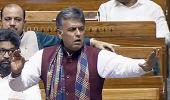 SEE: Manish Tewari's fiery reply to debate on Mahua