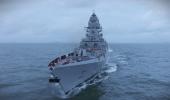 Stealth guided missile destroyer Imphal commissioned