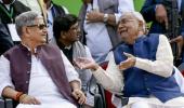 Nitish, Lalan attend JD-U meet amid reports of rift